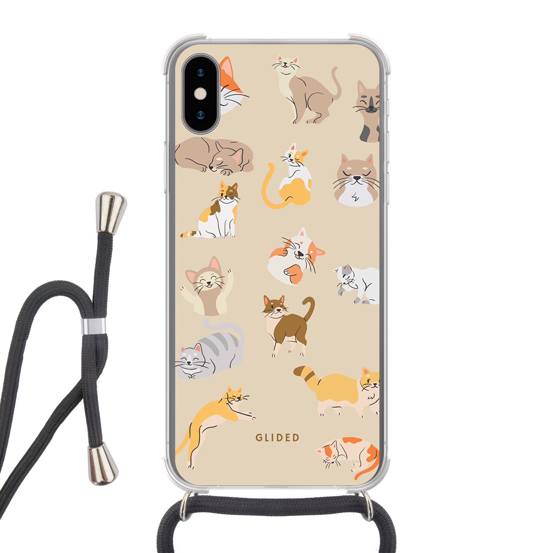 Meow iPhone X Xs phone case