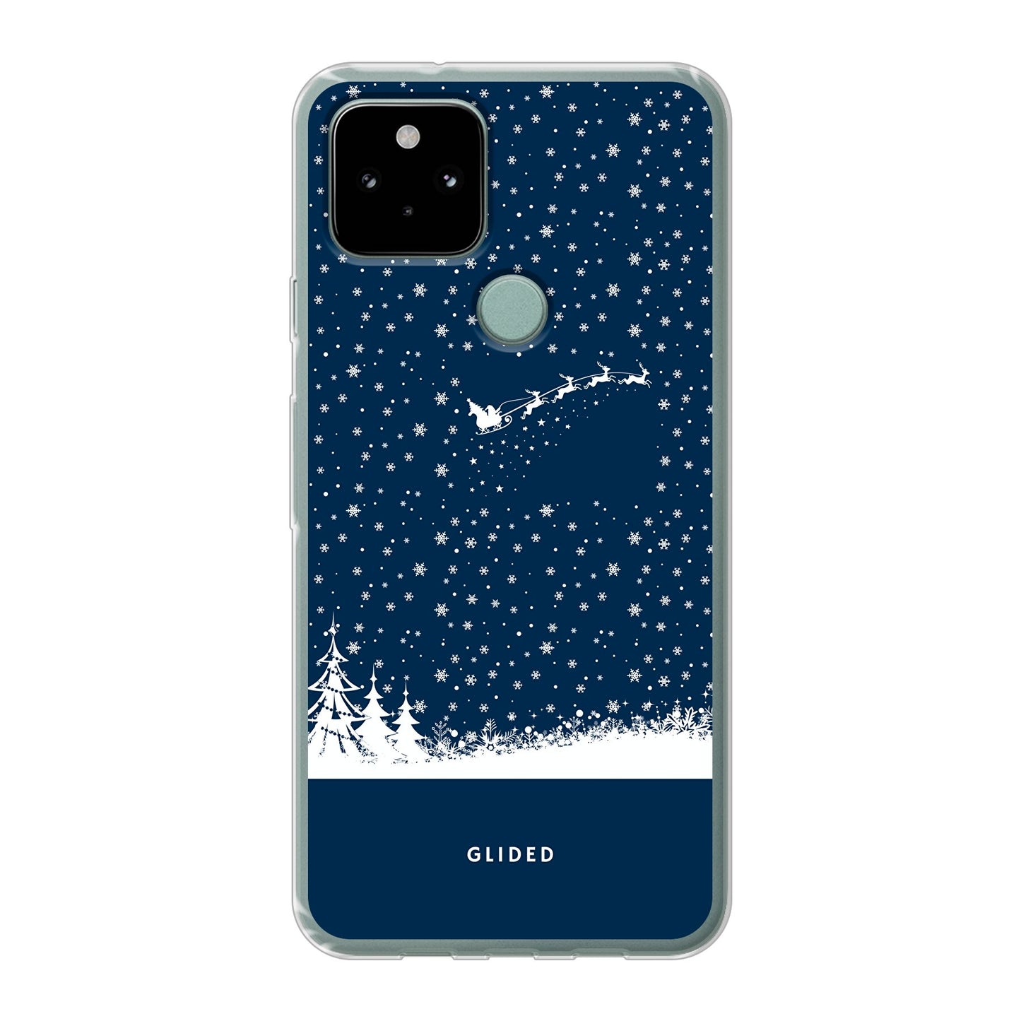 Flying Santa - Google Pixel 5 Handyhülle Tough case