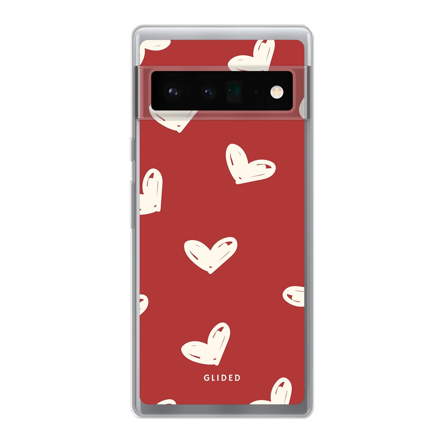 Red Love - Google Pixel 6 Pro - Soft case