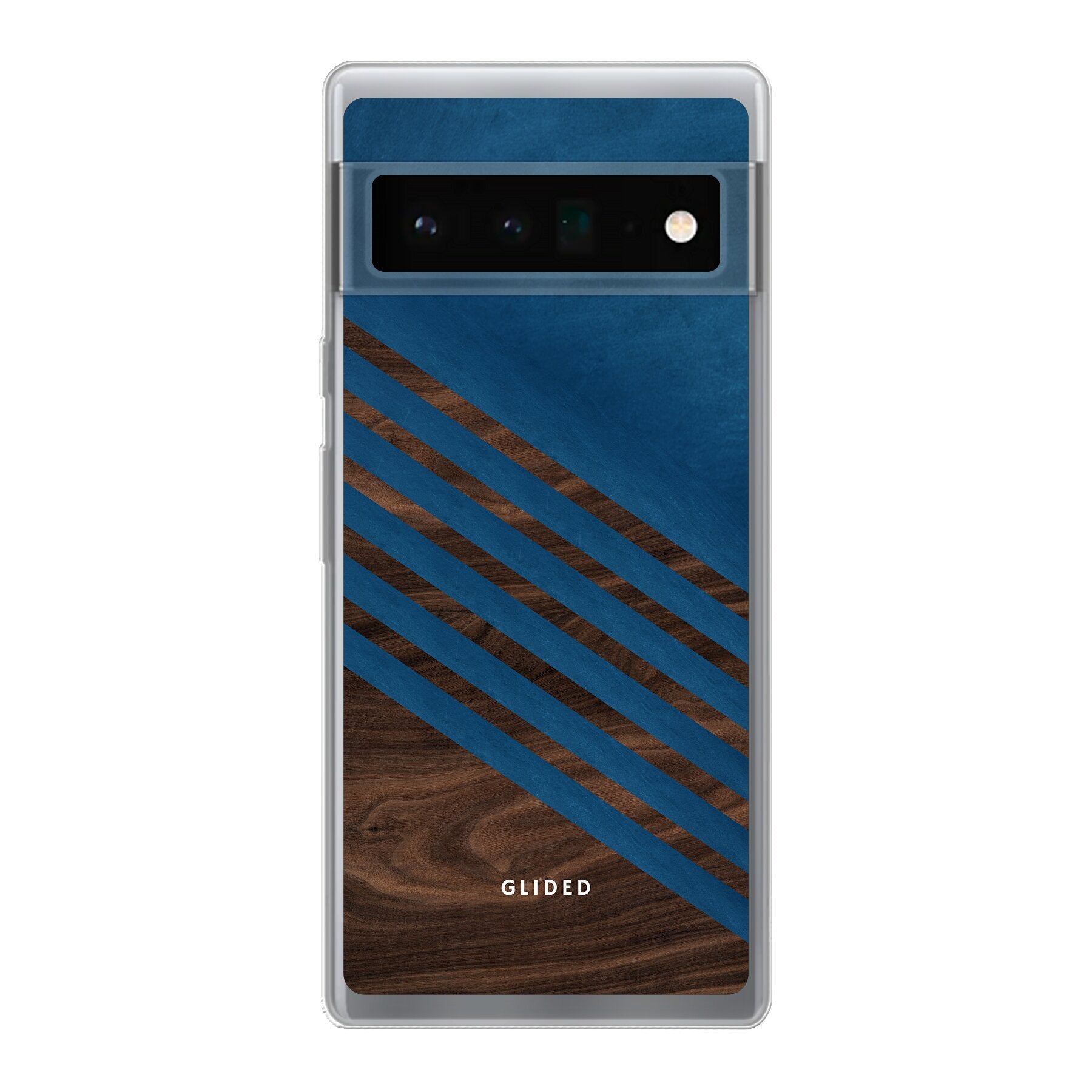 Blue Wood - Google Pixel 6 Pro Handyhülle Soft case