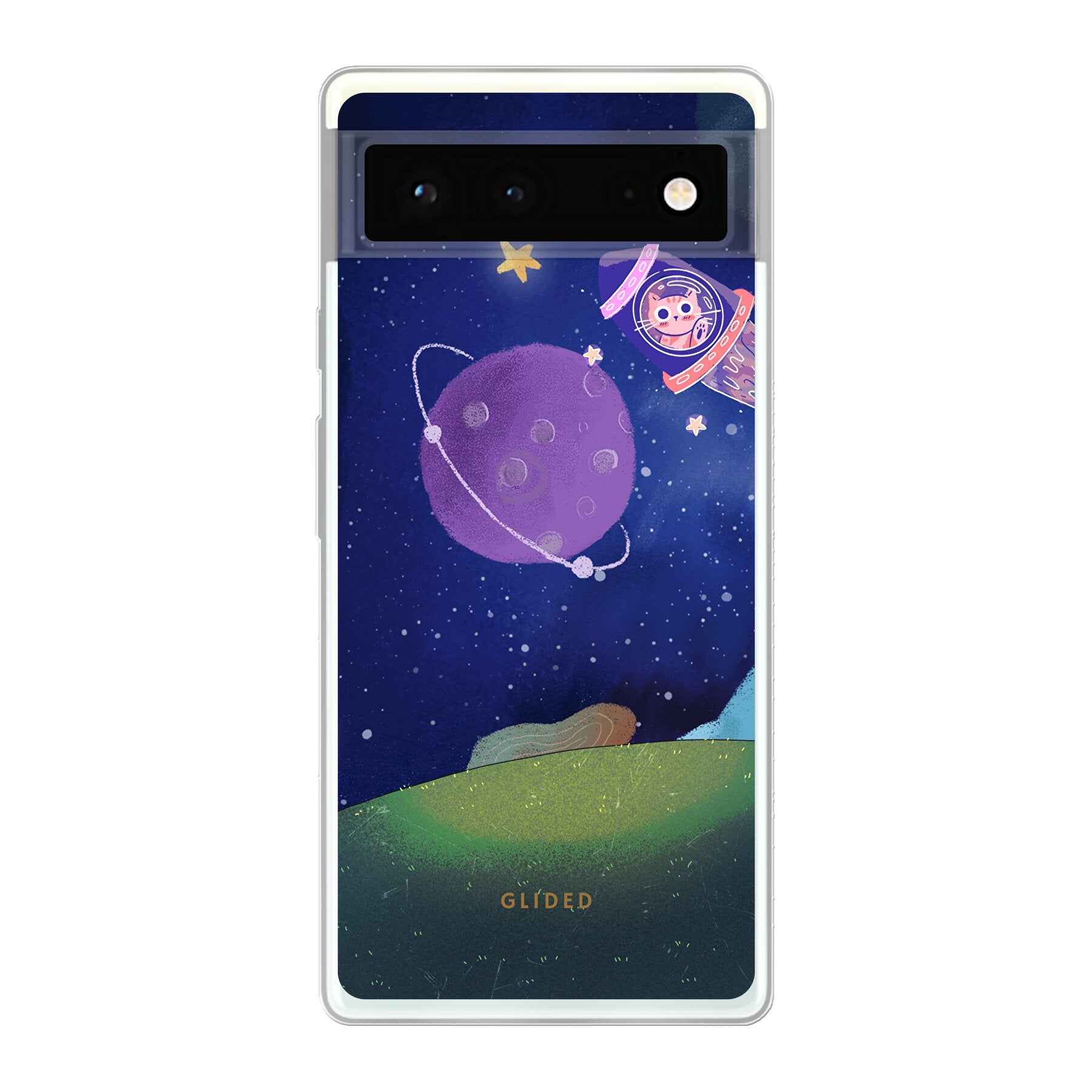 Galaxy Cat - Google Pixel 6 Handyhülle Soft case