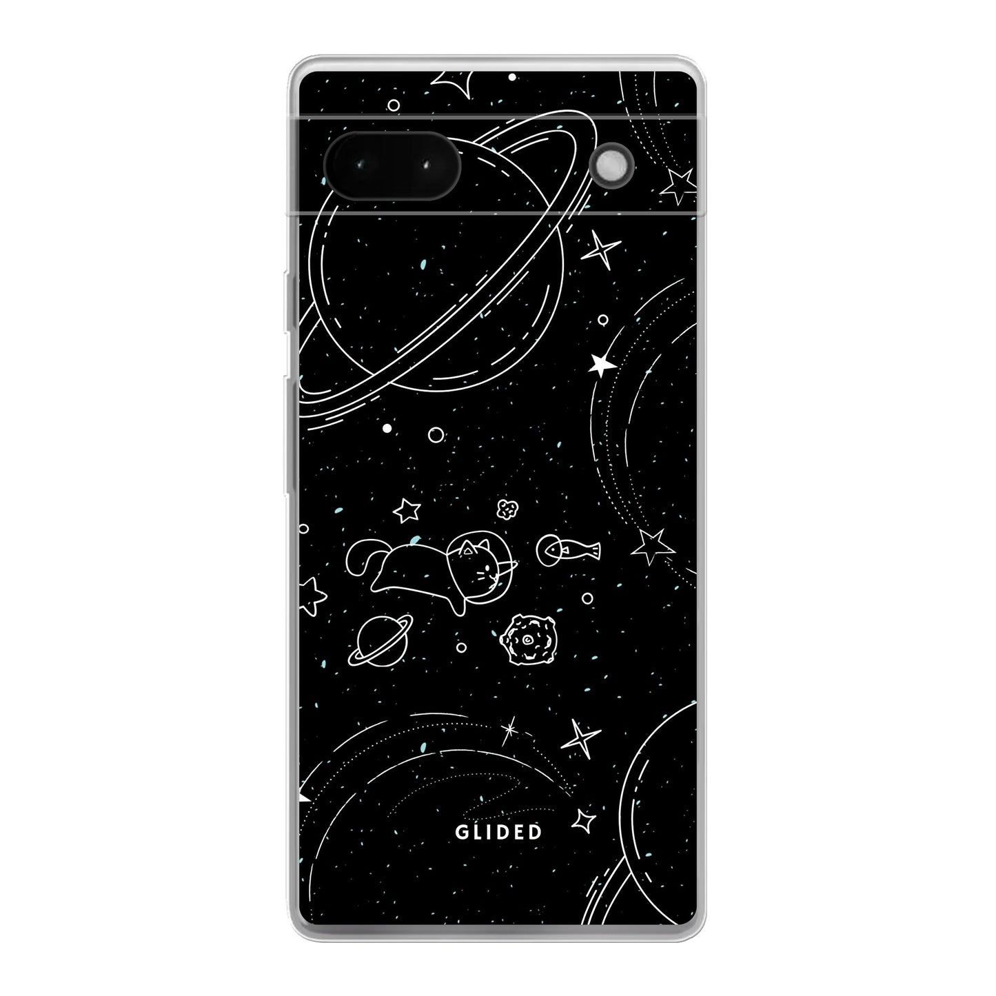 Cosmic Cat - Google Pixel 6a Handyhülle Soft case