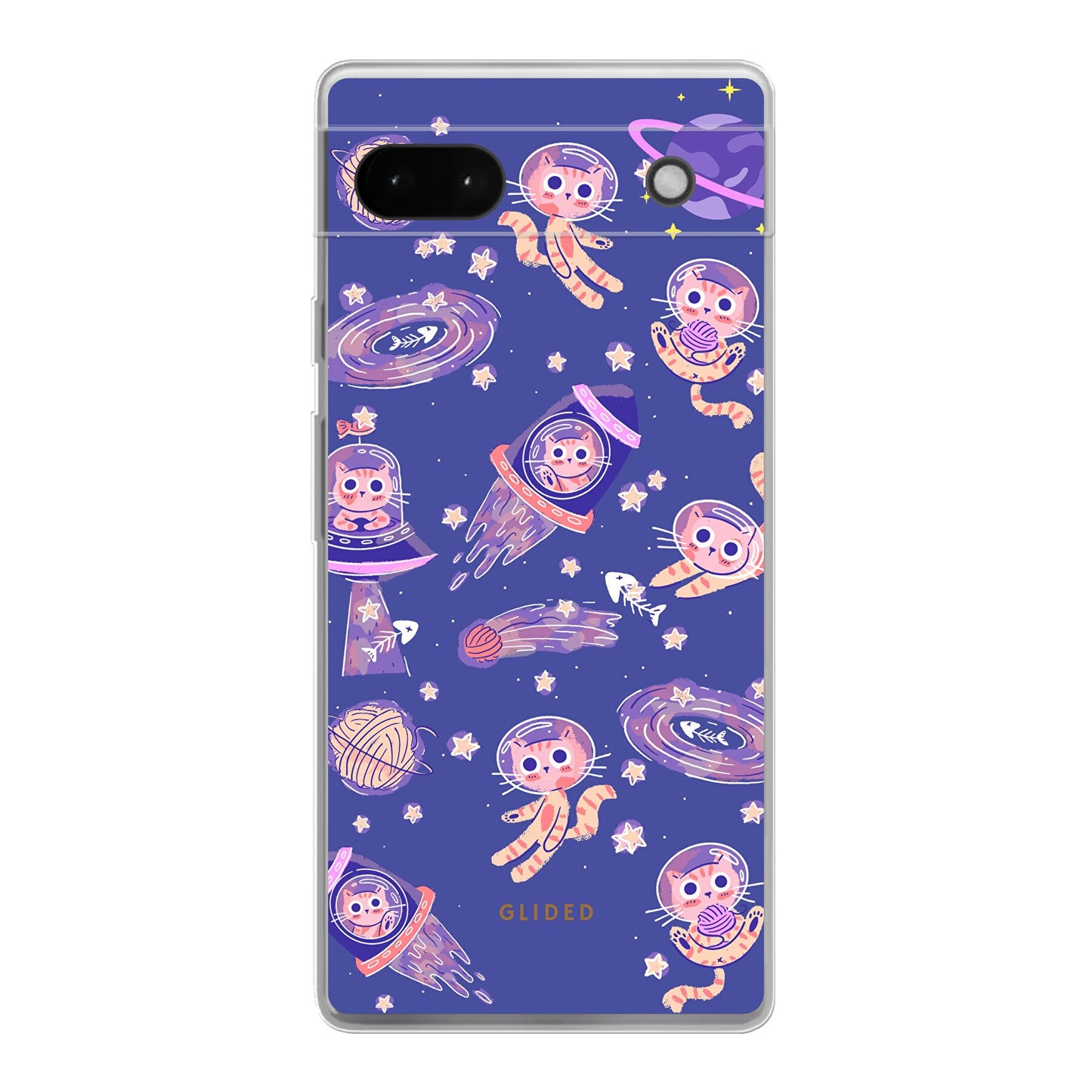 Space Cat - Google Pixel 6a Handyhülle Soft case