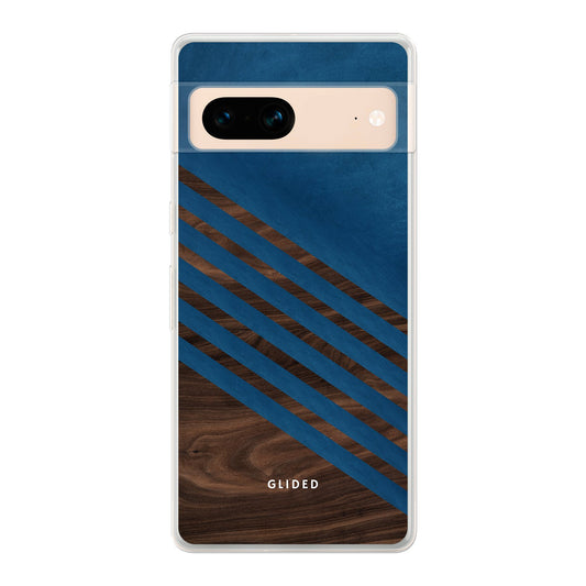 Blue Wood - Google Pixel 7 Handyhülle Tough case