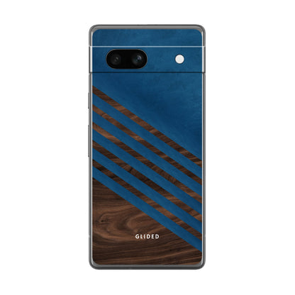 Blue Wood - Google Pixel 7a Handyhülle Soft case