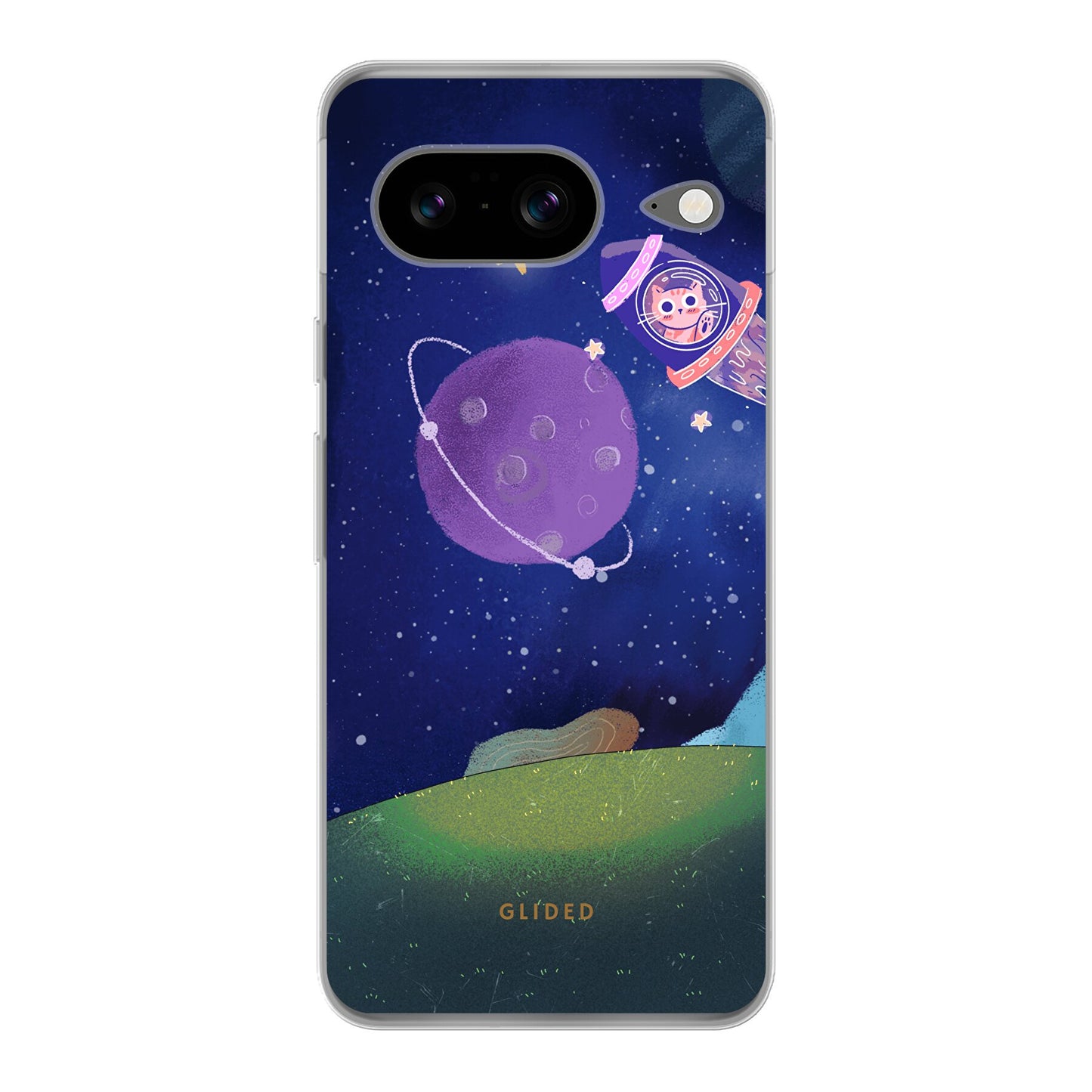 Galaxy Cat - Google Pixel 8 Handyhülle Soft case