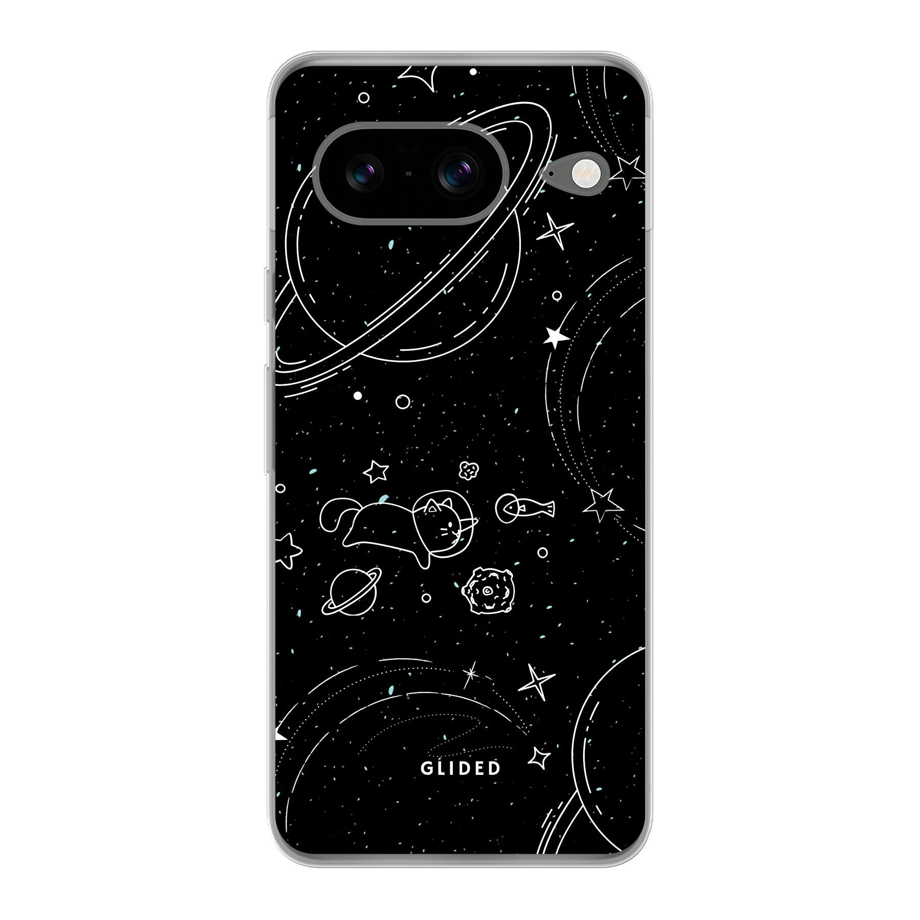 Cosmic Cat - Google Pixel 8 Handyhülle Soft case