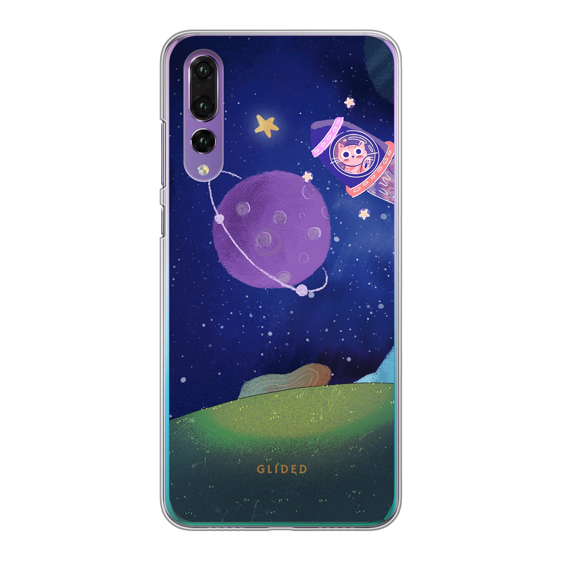 Galaxy Cat - Huawei P30 Handyhülle Hard Case