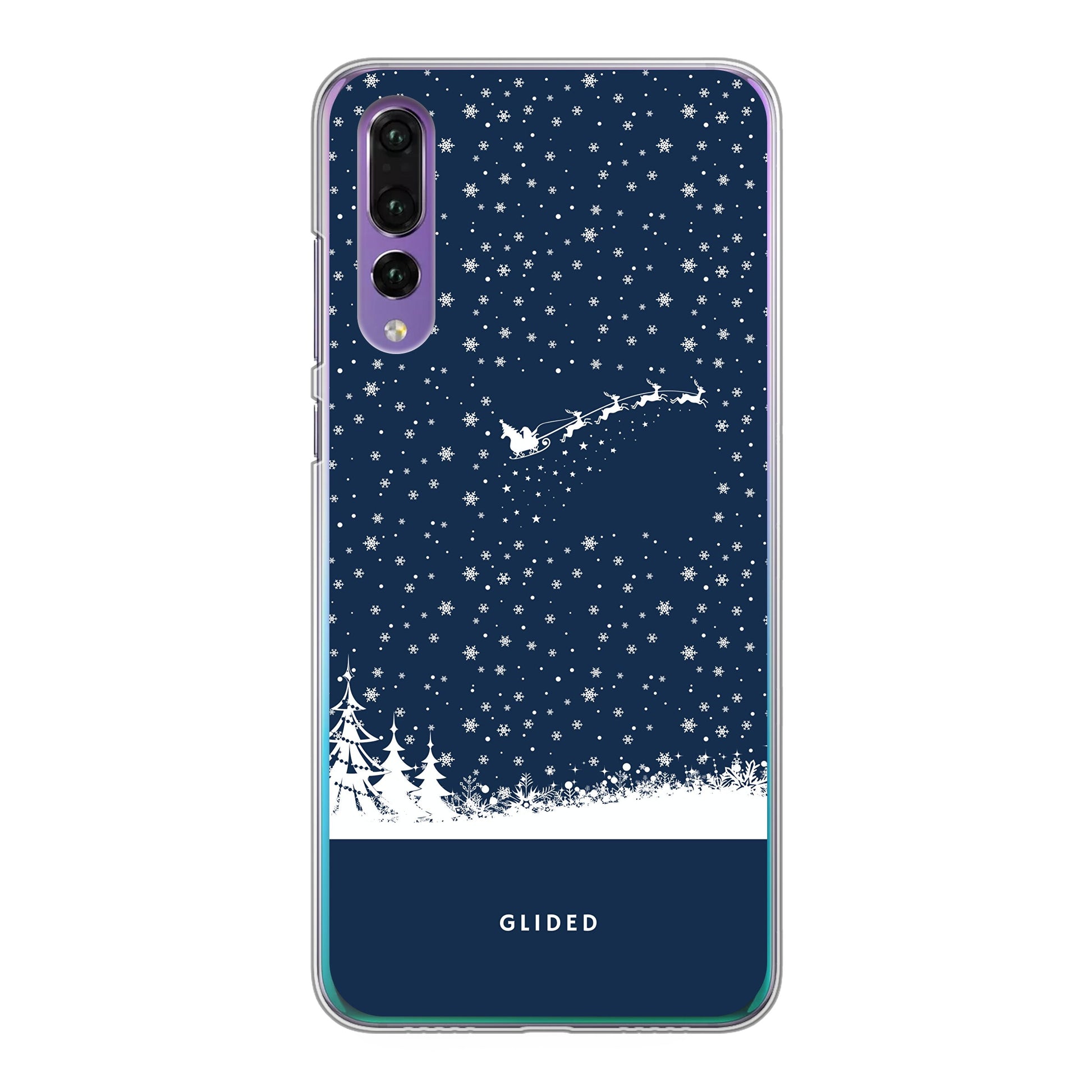 Flying Santa - Huawei P30 Handyhülle Hard Case