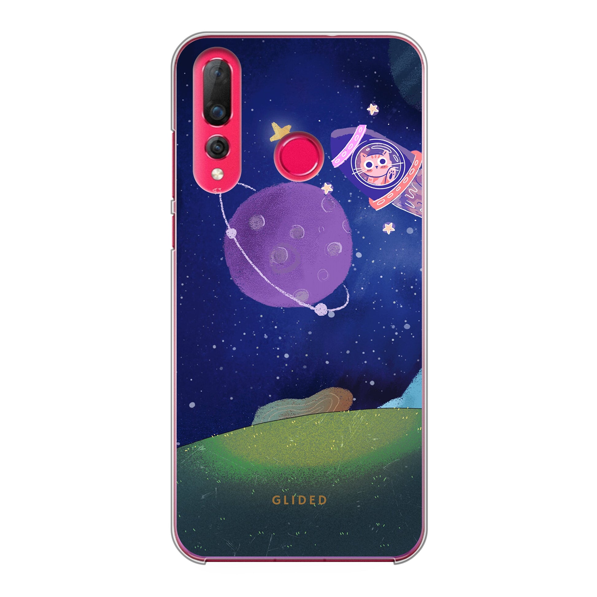 Galaxy Cat - Huawei P30 Lite Handyhülle Hard Case