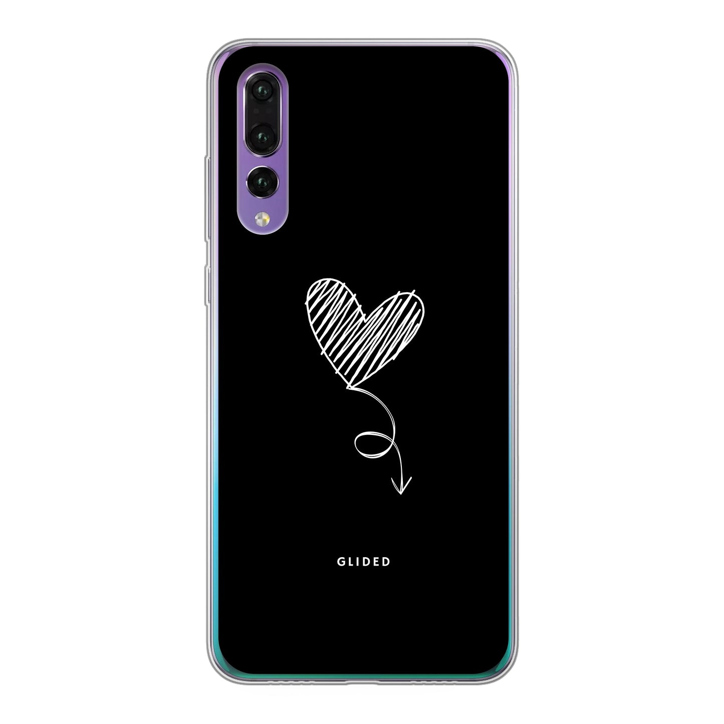 Dark Heart - Huawei P30 Handyhülle Soft case