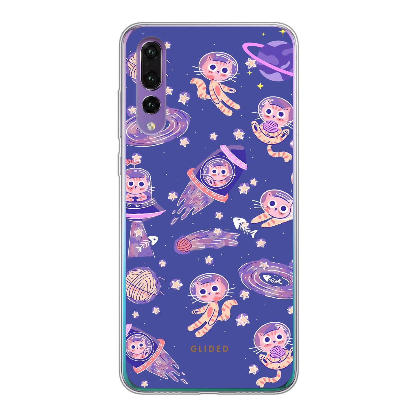 Space Cat - Huawei P30 Handyhülle Soft case