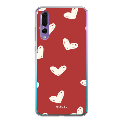 Red Love - Huawei P30 - Soft case