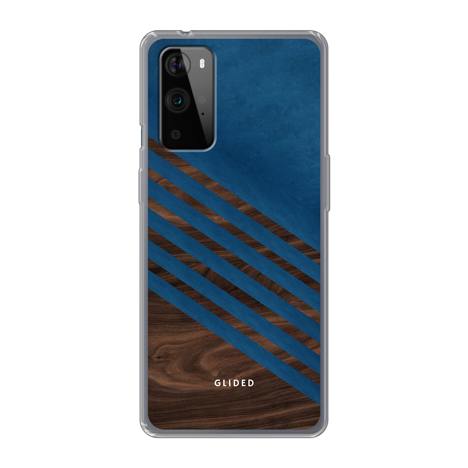 Blue Wood - OnePlus 9 Pro Handyhülle Tough case