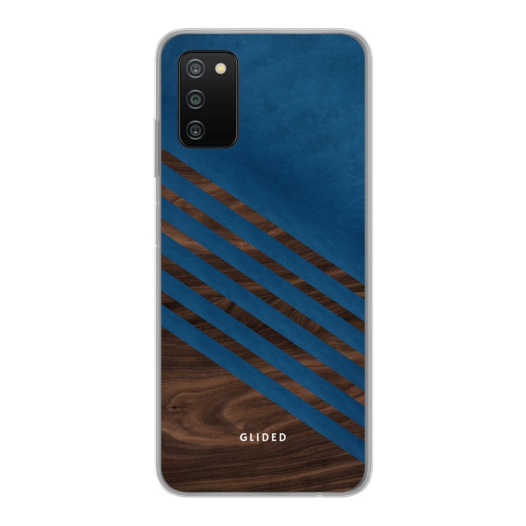 Blue Wood - Samsung Galaxy A03s Handyhülle Soft case