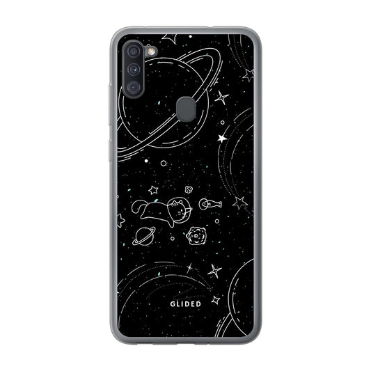 Cosmic Cat - Samsung Galaxy A11 Handyhülle Soft case