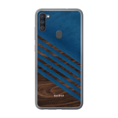 Blue Wood - Samsung Galaxy A11 Handyhülle Soft case