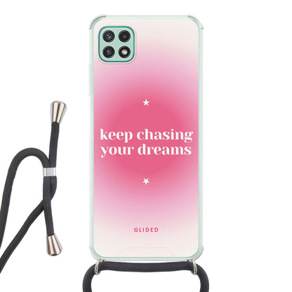 Chasing Dreams - Samsung Galaxy A22 5G Handyhülle Crossbody case mit Band