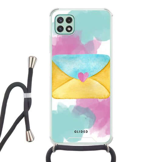 Envelope - Samsung Galaxy A22 5G - Crossbody case mit Band