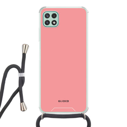 Blush Bloom - Samsung Galaxy A22 5G Handyhülle Crossbody case mit Band