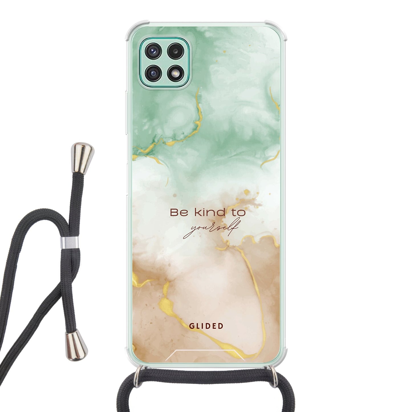 Kind to yourself - Samsung Galaxy A22 5G Handyhülle Crossbody case mit Band