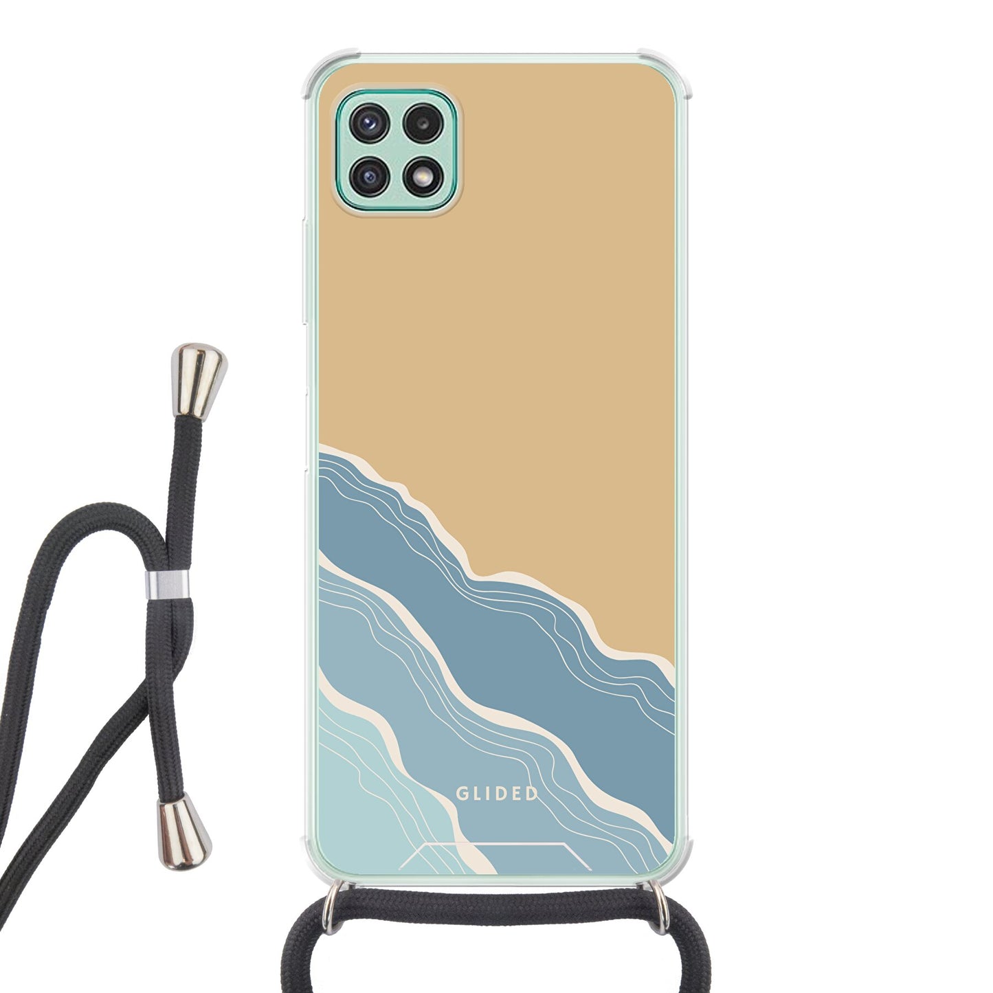 Breeze - Samsung Galaxy A22 5G Handyhülle Crossbody case mit Band