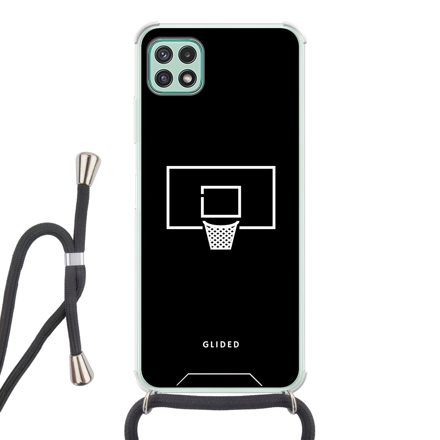 Basketball Fun - Samsung Galaxy A22 5G Handyhülle Crossbody case mit Band