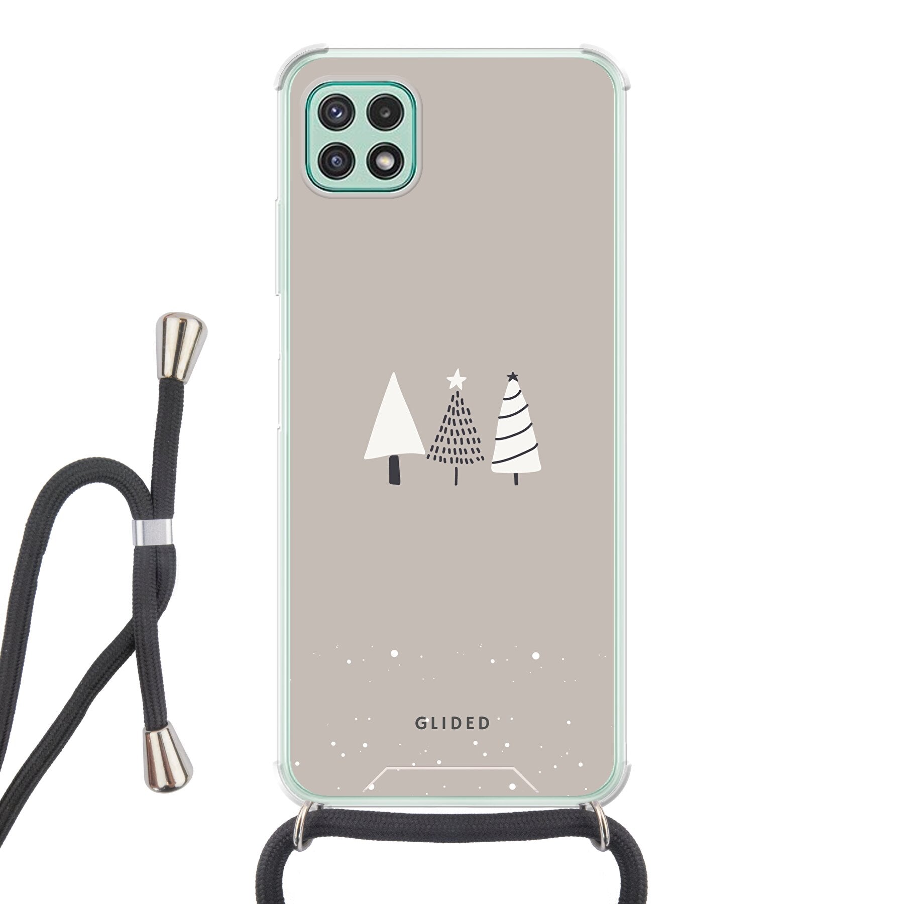 Snowscape - Samsung Galaxy A22 5G Handyhülle Crossbody case mit Band