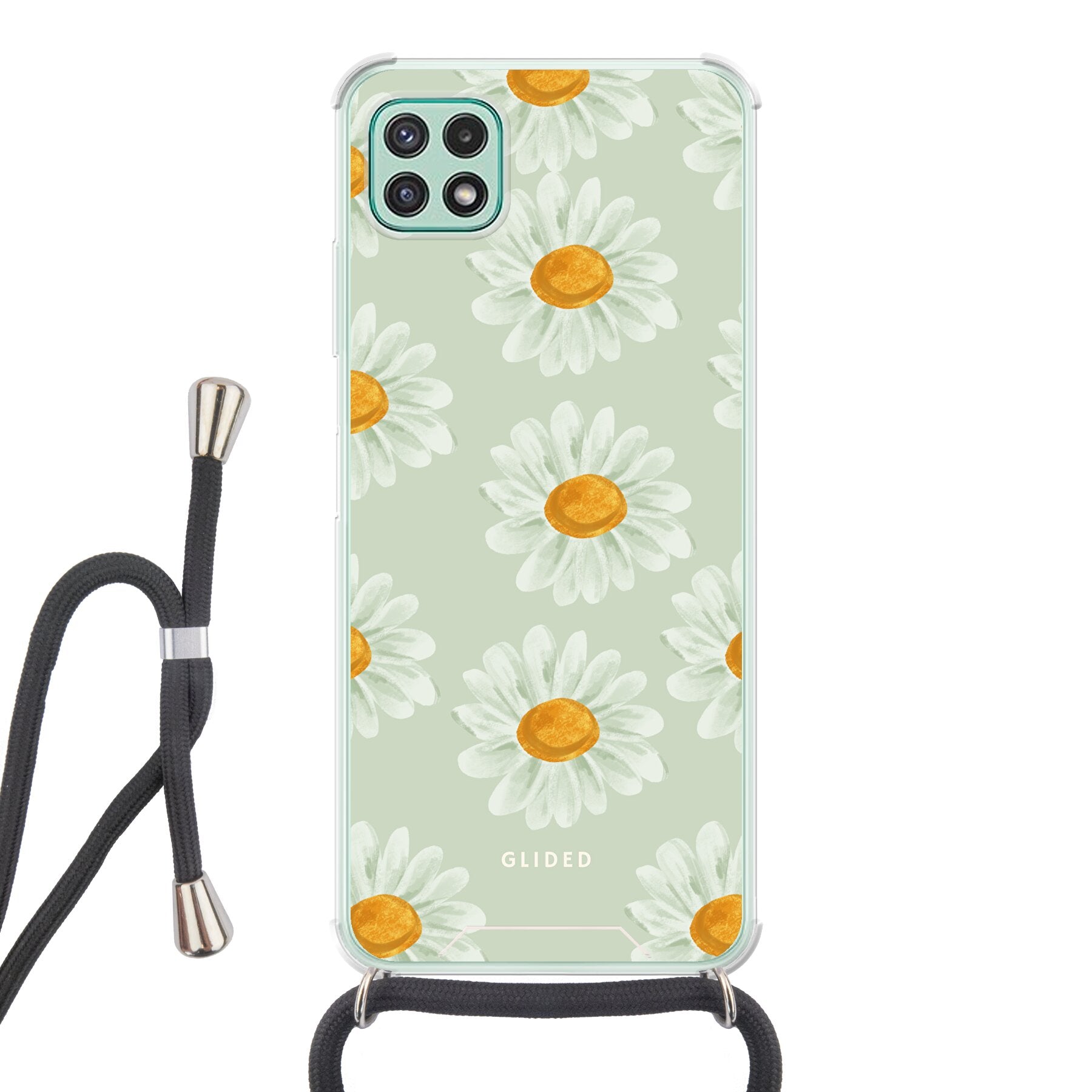 Daisy - Samsung Galaxy A22 5G Handyhülle Crossbody case mit Band