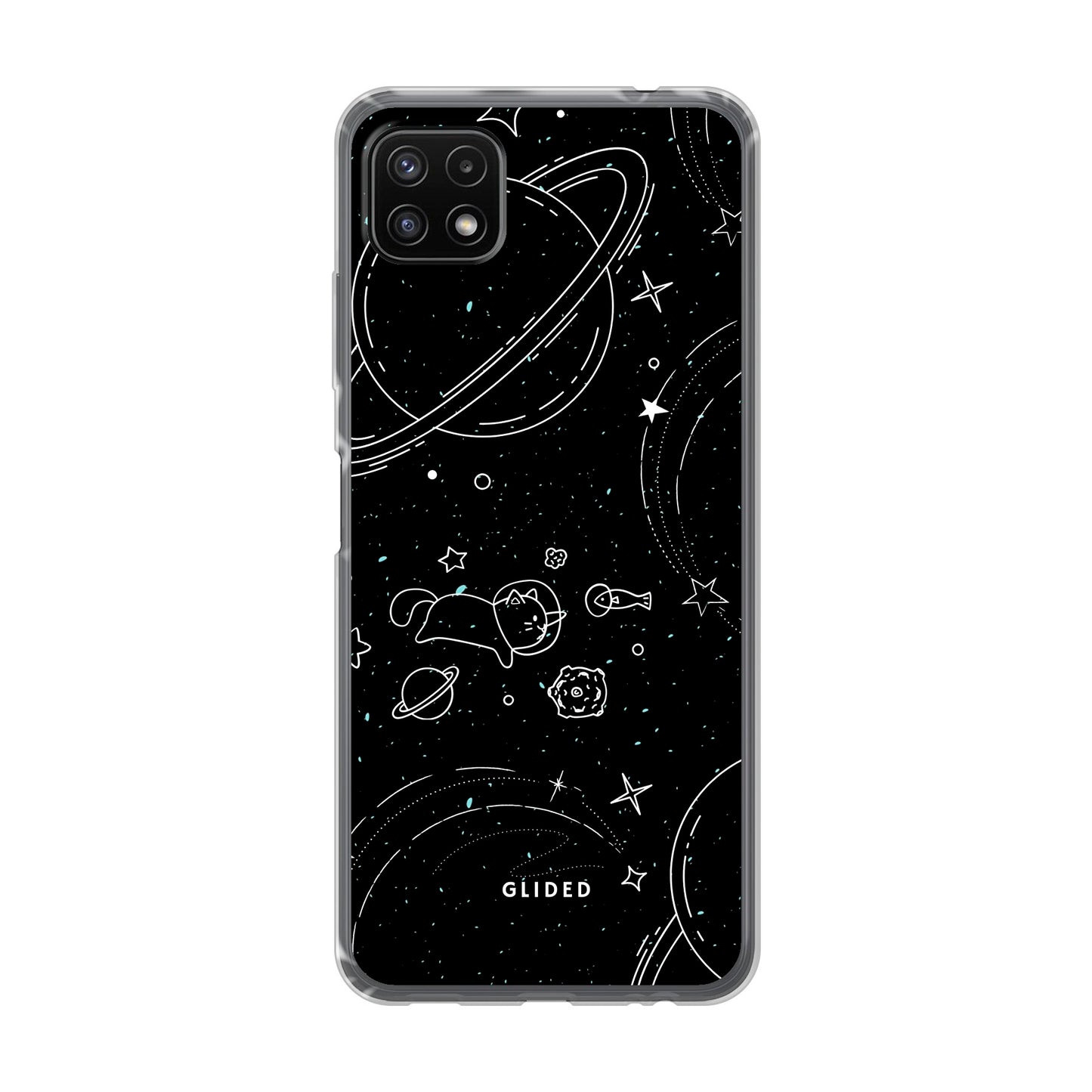 Cosmic Cat - Samsung Galaxy A22 5G Handyhülle Soft case