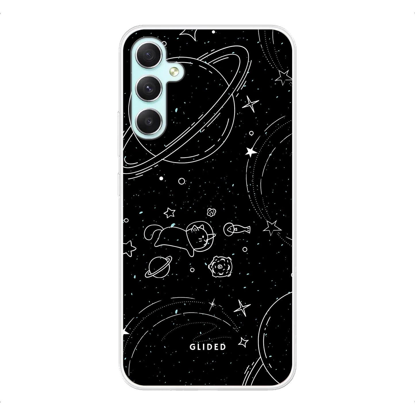 Cosmic Cat - Samsung Galaxy A34 Handyhülle Soft case