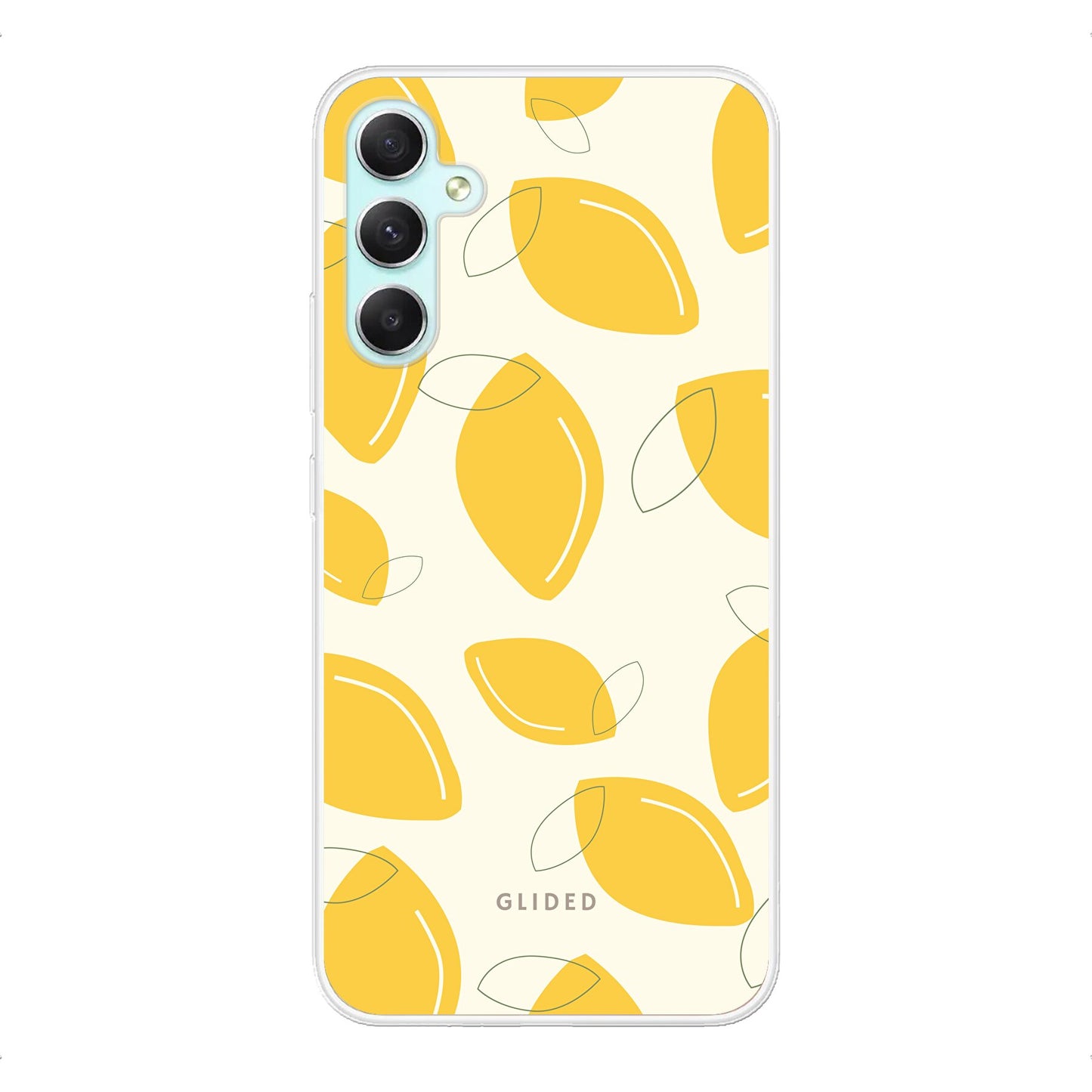 Abstract Lemon - Samsung Galaxy A34 - Soft case