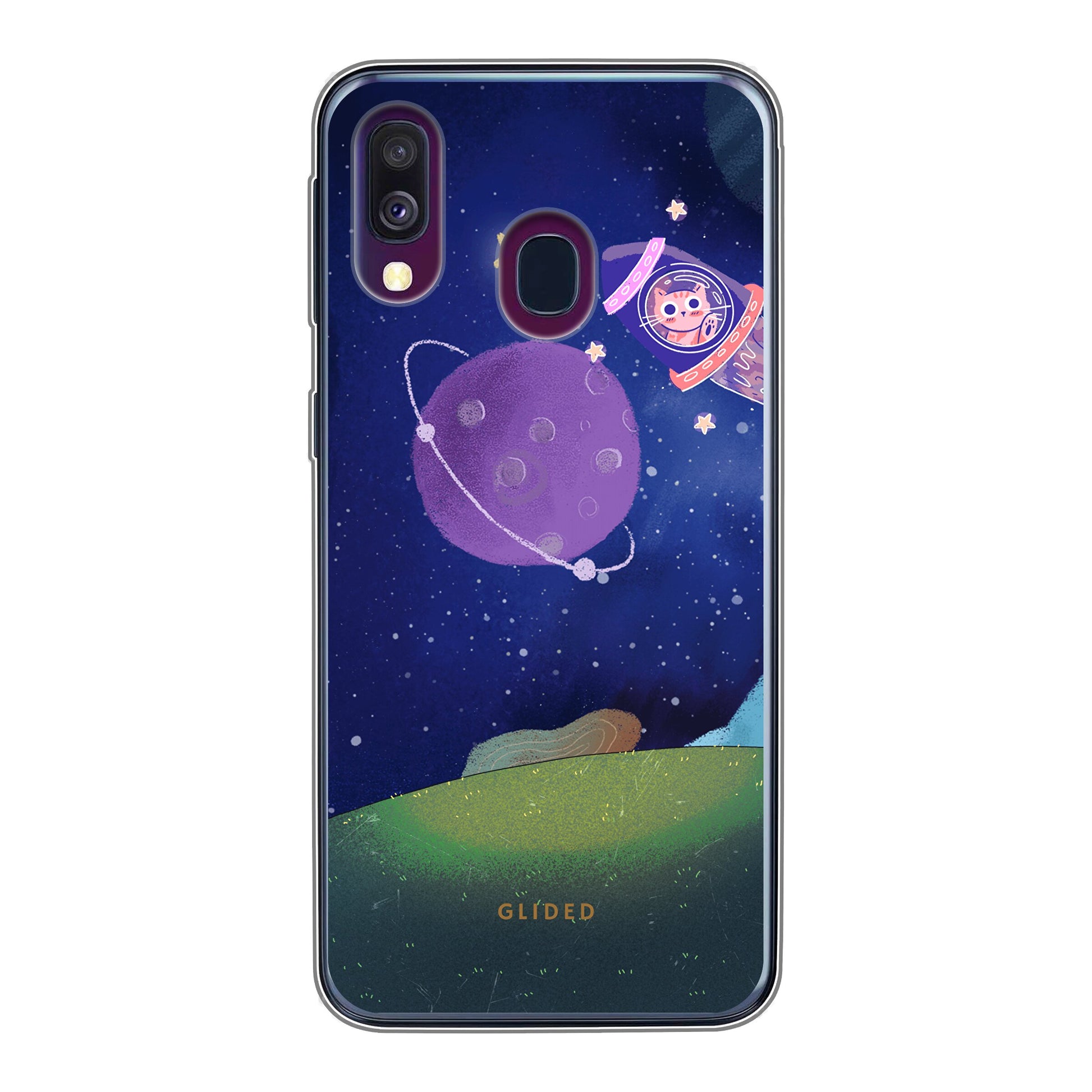 Galaxy Cat - Samsung Galaxy A40 - Soft case