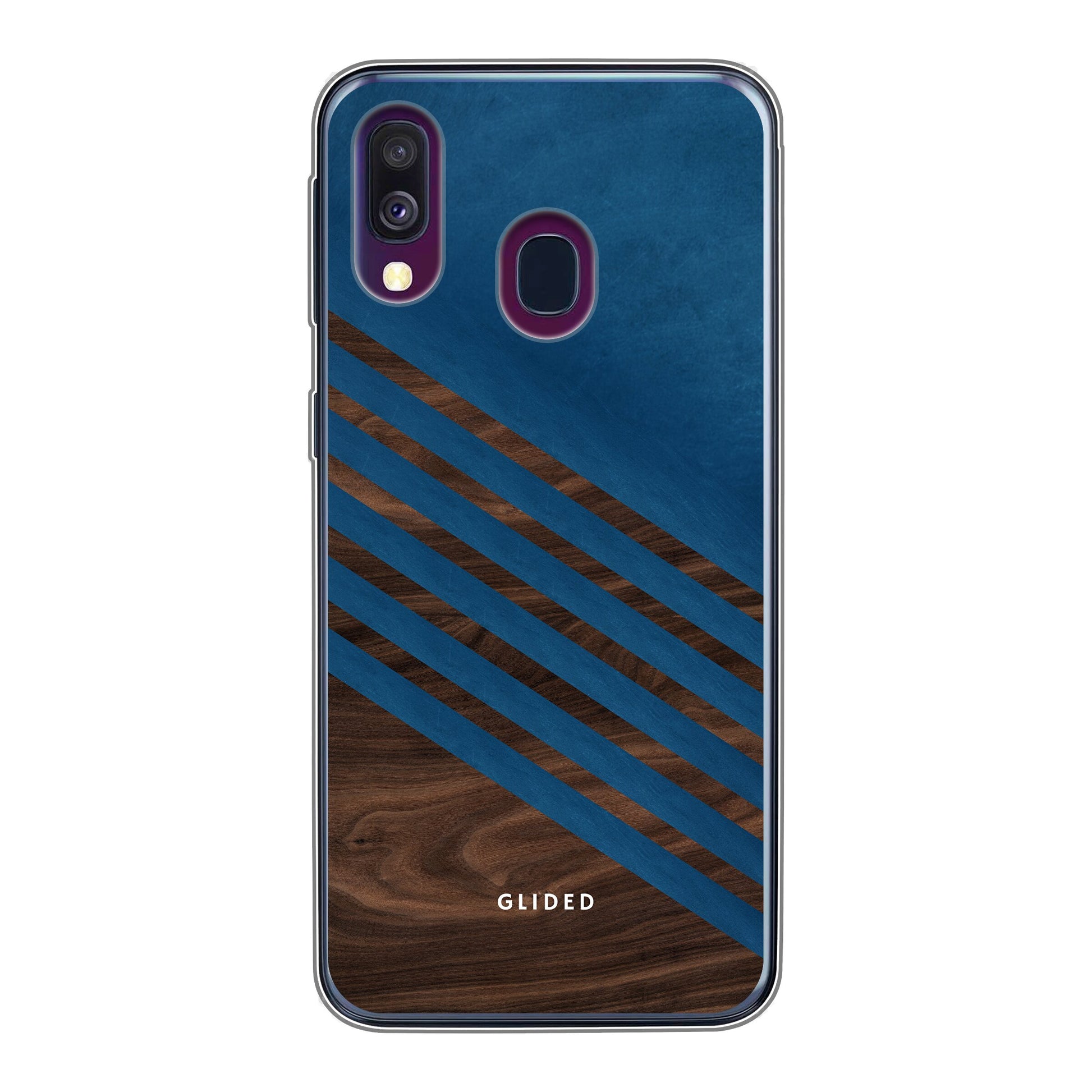 Blue Wood - Samsung Galaxy A40 - Soft case