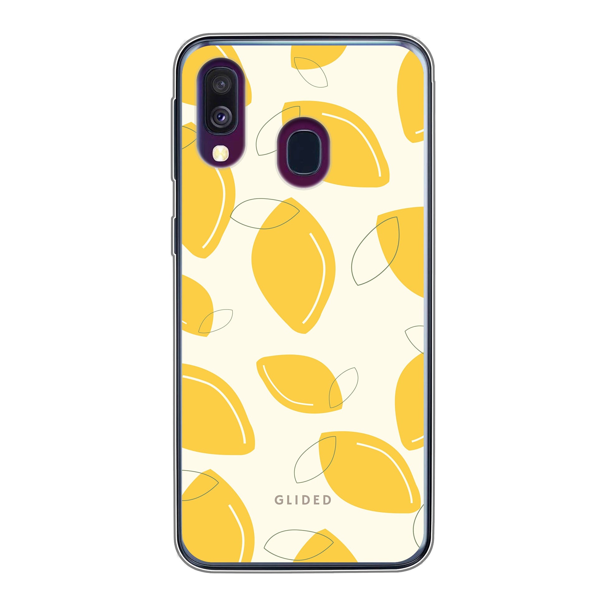 Abstract Lemon - Samsung Galaxy A40 - Soft case