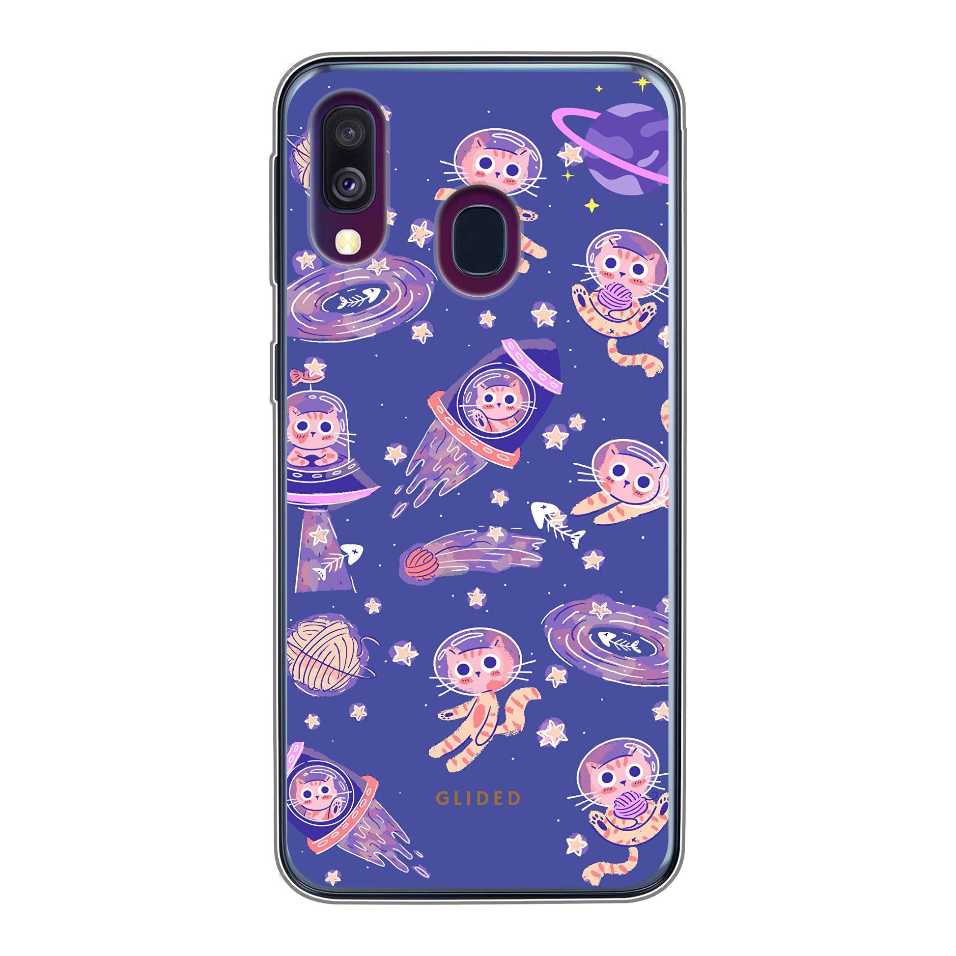 Space Cat - Samsung Galaxy A40 - Soft case