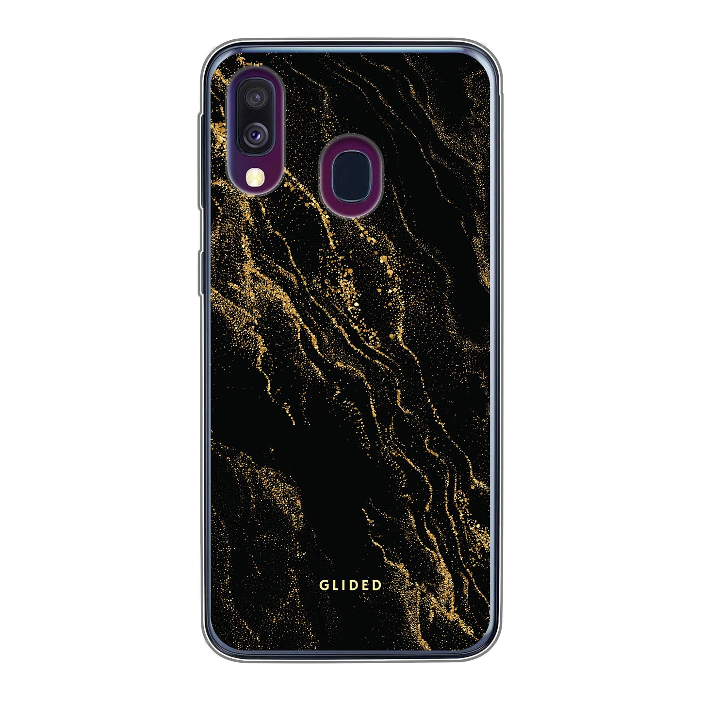 Black Marble - Samsung Galaxy A40 - Soft case