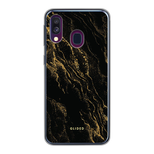 Black Marble - Samsung Galaxy A40 - Soft case