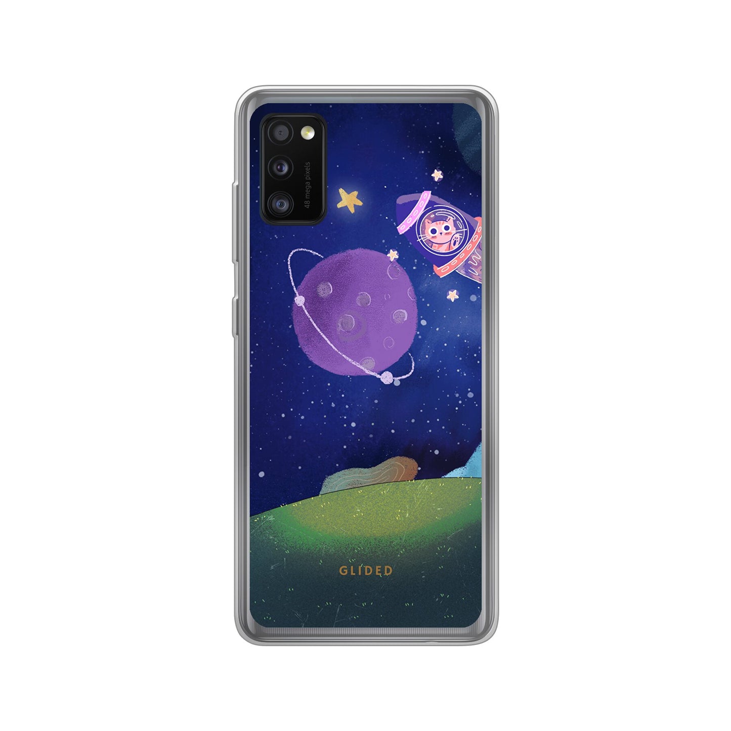 Galaxy Cat - Samsung Galaxy A41 Handyhülle Soft case