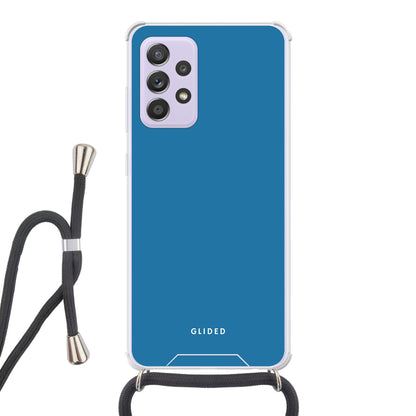 Blue Delight - Samsung Galaxy A52 / A52 5G / A52s 5G Handyhülle Crossbody case mit Band