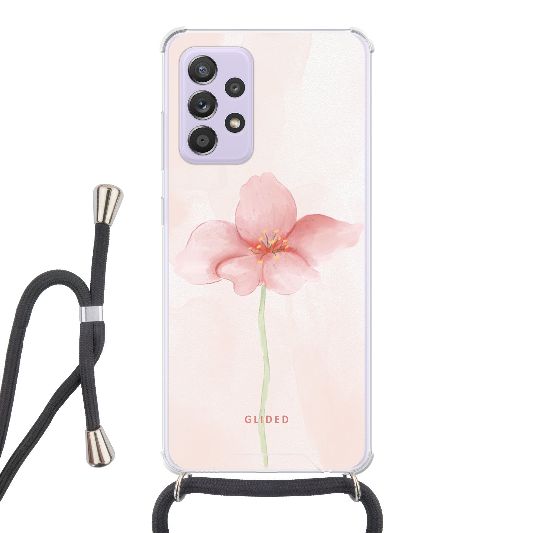 Pastel Flower - Samsung Galaxy A52 / A52 5G / A52s 5G Handyhülle Crossbody case mit Band