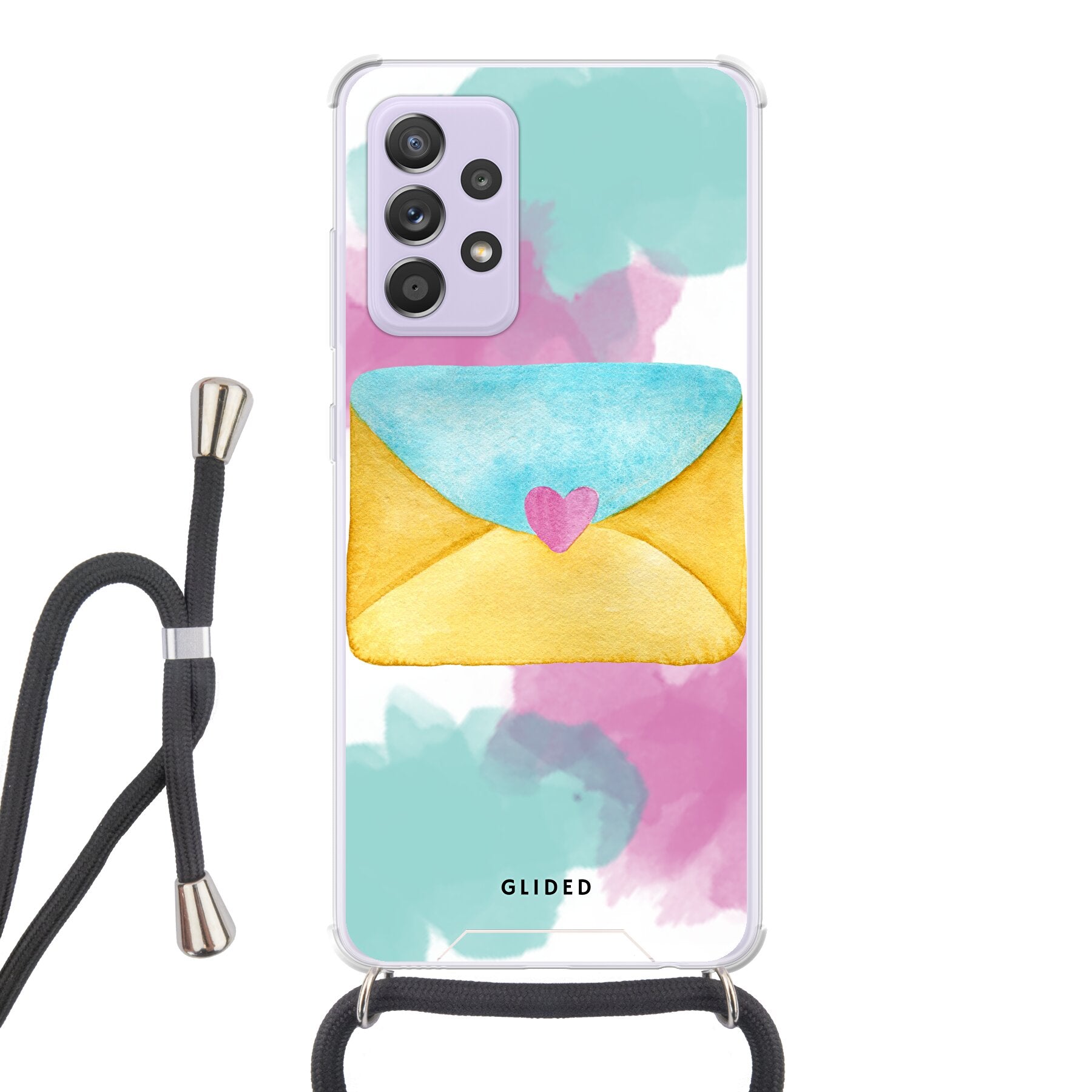 Envelope - Samsung Galaxy A52 / A52 5G / A52s 5G - Crossbody case mit Band