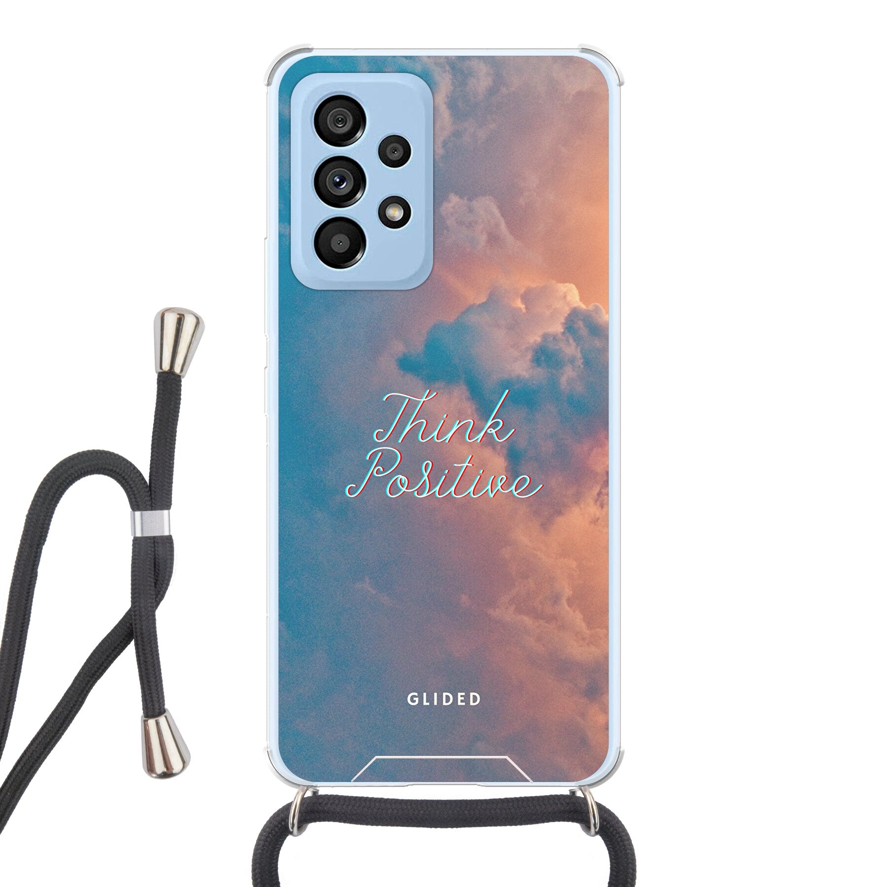 Think positive - Samsung Galaxy A53 5G Handyhülle Crossbody case mit Band