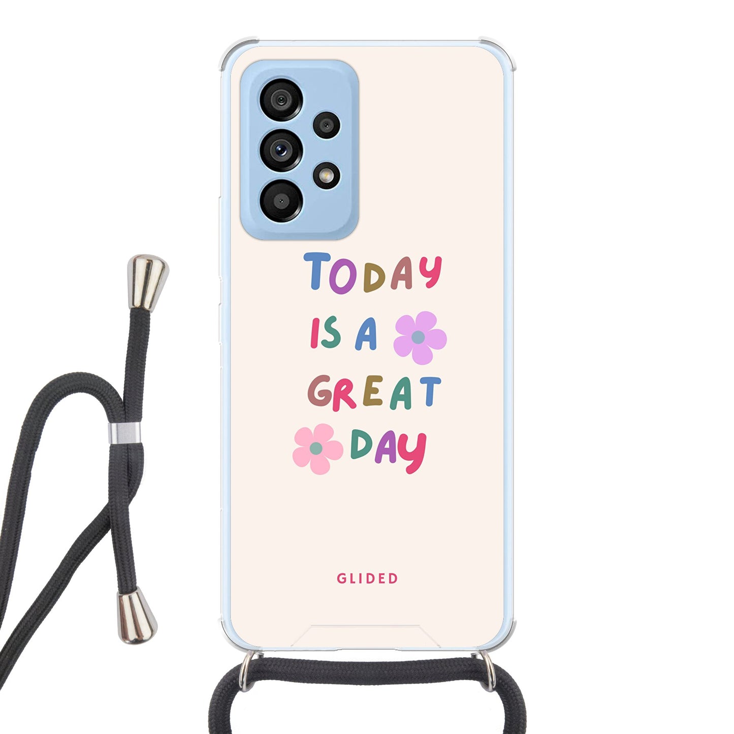 Great Day - Samsung Galaxy A53 5G Handyhülle Crossbody case mit Band