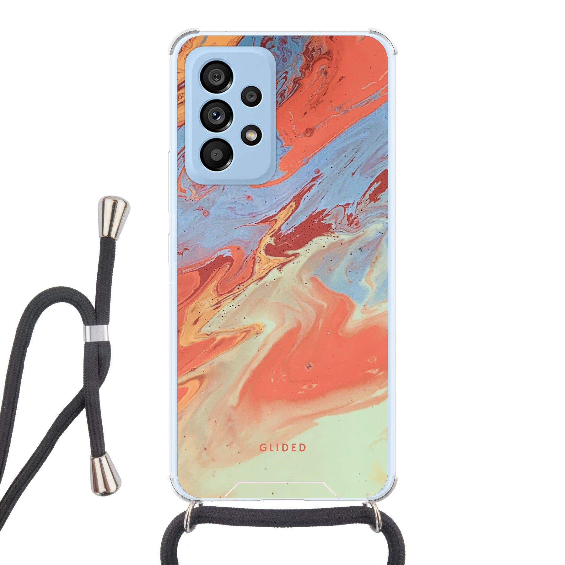 Watercolor - Samsung Galaxy A53 5G Handyhülle Crossbody case mit Band