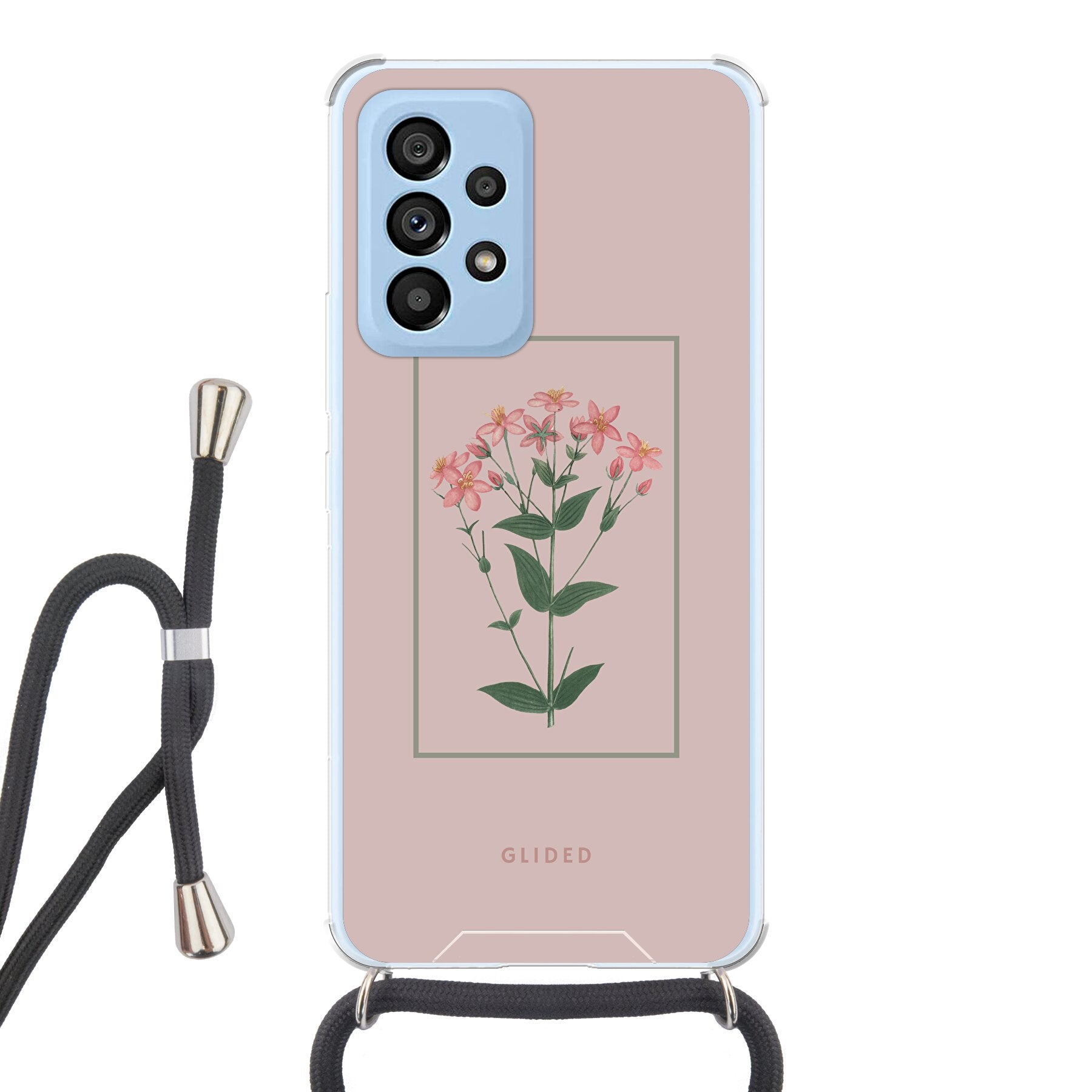 Blossy - Samsung Galaxy A53 5G Handyhülle Crossbody case mit Band