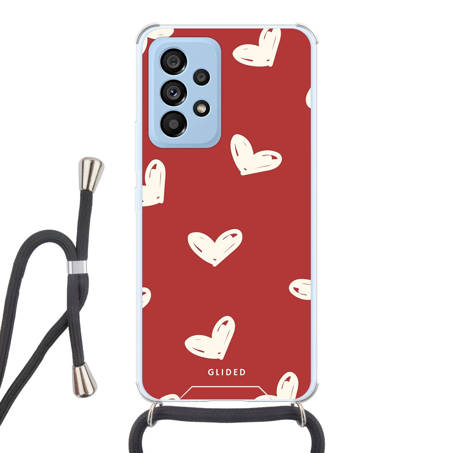 Red Love - Samsung Galaxy A53 5G - Crossbody case mit Band