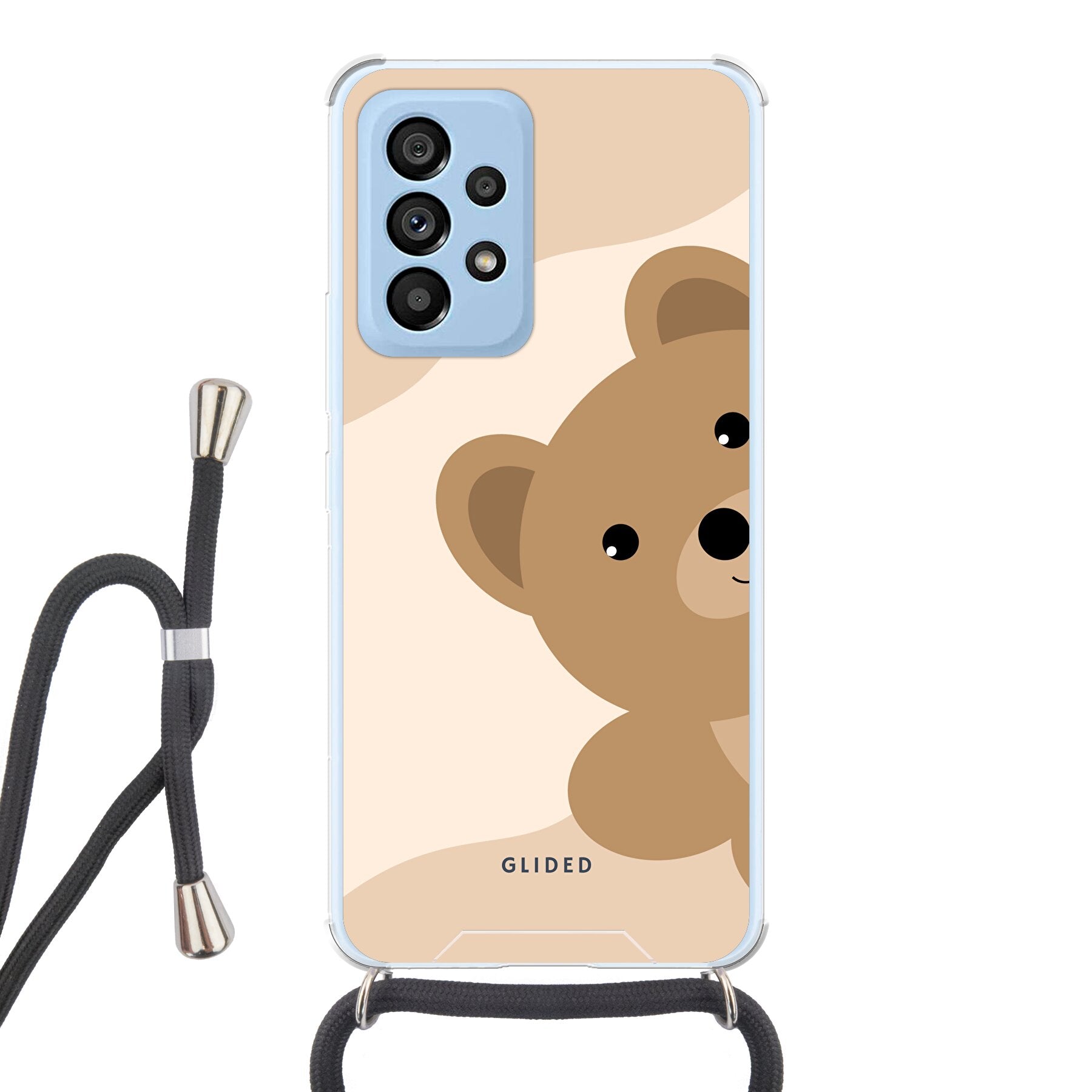 BearLove Left - Samsung Galaxy A53 5G Handyhülle Crossbody case mit Band