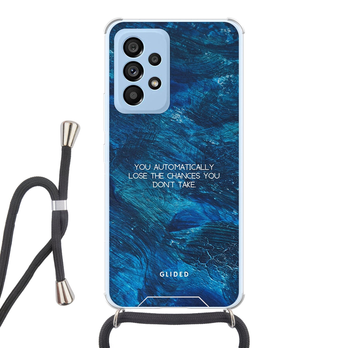 Chances - Samsung Galaxy A53 5G Handyhülle Crossbody case mit Band