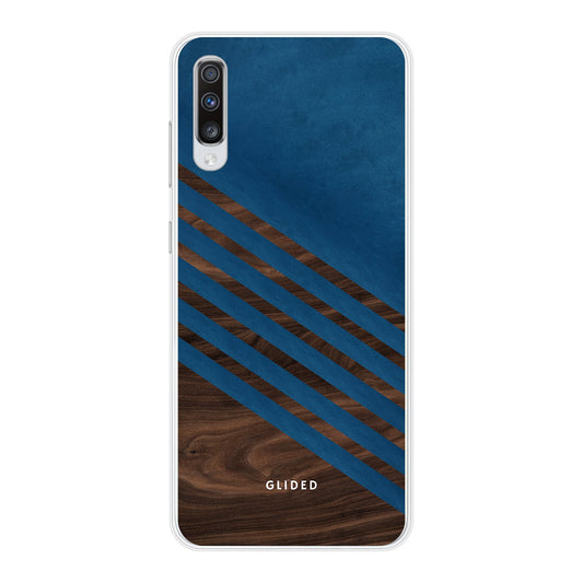 Blue Wood - Samsung Galaxy A70 Handyhülle Soft case
